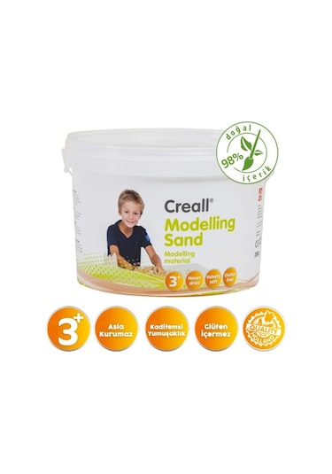 Creall Kinetik Modelleme Kumu 750gr Naturel