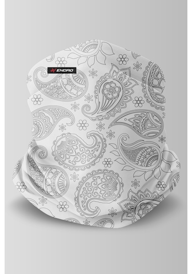 White Vibe Motorcu Buff Maske Outdoor Boyunluk Unisex Bandana Beyaz