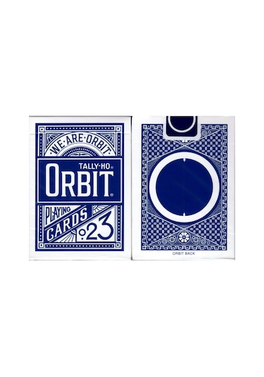 Orbit Tally Ho Circle Back Mavi Blue Premium Oyun Kağıdı İskambil Kartları Destesi