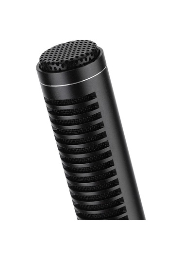 Xindoker Yönlü Kondenser Röportaj Mikrofonu, Uzun/kısa Mesafe Seçeneği, 5m Kablolu, Rüzgar Gürültüsü Engelleyici, Çok Cihaz Bağlantısı