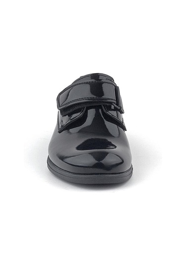 Rakerplus Siyah Rugan Cırt Cırtlı Oxford Çocuk Okul Ayakkabısı Siyah