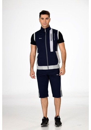 M.Ferry Erkek Y.Balıkçı Yaka 3 Lü Kaprili Eşofman Takım 19141