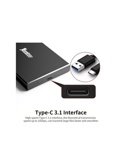 Besthome1 K801 Dış Hdd Kutusu, Type-c 3.1, 10gbps, Kurulum Kolay, Notebook Uyumlu