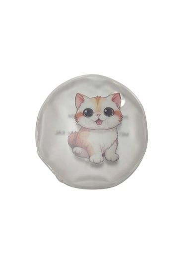 Bosphorus Sevimli Kedi Pvc El Isıtıcı Cep Sobası Sıcak Su Torbası 9 CM