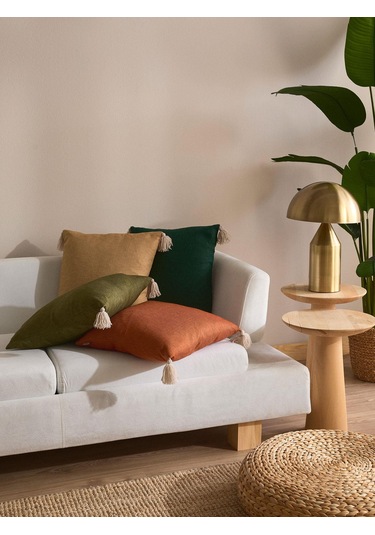 Harvest Harmony 4'lü Kırlent Kılıf Seti Turuncu