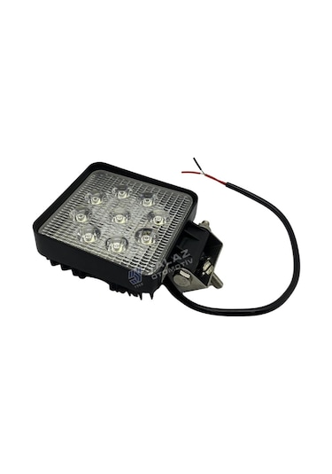 Wolfram 10v-30v Çalışma Lambası Kare 9 X 3w Power Ledli 105 105 44 E9 Germany