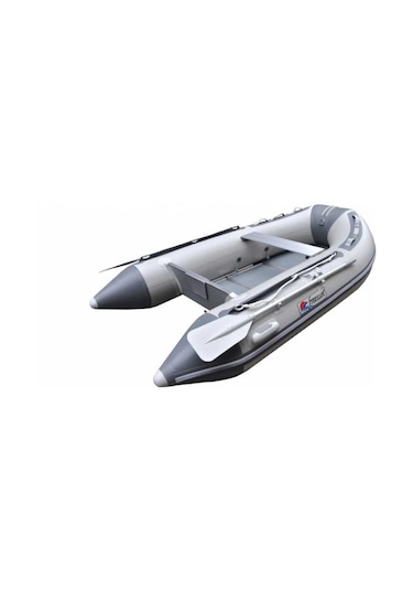 Freesun Şişme Bot. Katlanır Ahşap Tabanlı 240CM Gri