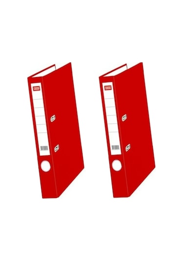 Cassa Plastik Dar Klasör Kırmızı Renk 7290
