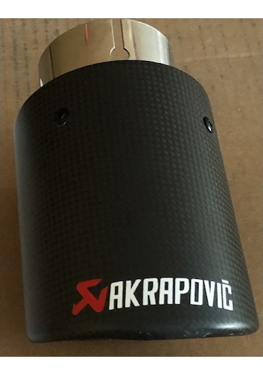 Autogp Akrapoviç Egzoz Ucu Klasik Tekli Mat Karbon 63 89 Tk Apvc-k-1-6389