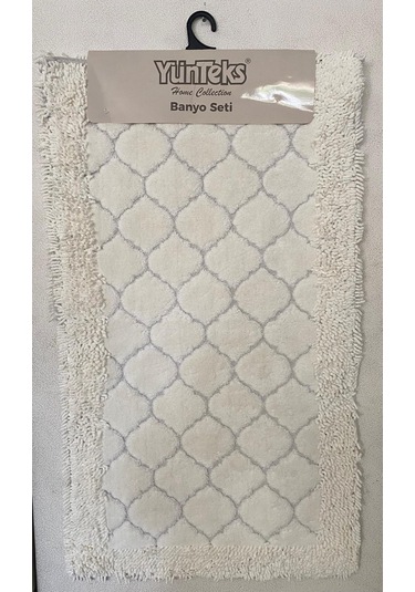 Pamuk Makarna Tufting 2'li Klozet Takımı , Banyo Seti ,d.kabuğu,k