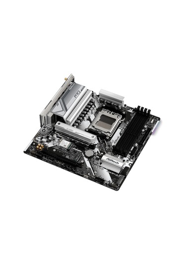 Asrock B650m Pro Rs Wıfı 7200mhz Ddr5 Soket Am5 M.2 Usb 3.2 Hdmı Matx Anakart