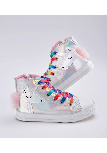 Denokids Unicorn Hologramlı Kız Sneakers