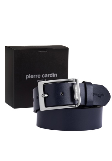 Pierre Cardin Deri Erkek Kemer En 4cm Pc4100 Lacivert