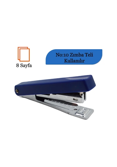 Eagle 8 Sayfa Kapasiteli No:10 Cep Boy Zımba Makinası (1001BDS) M