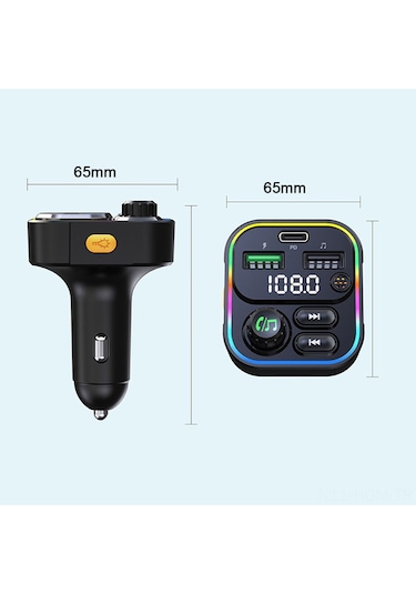 Suofeng Araç Usb Şarj Cihazı - Bluetooth Fm Mp3 Çalar, Hızlı Şarj Ve Çoklu Bağlantı Portları