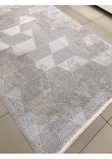 Merinos Halı Ritim 73340 071 Serisi Salon Oturma Yatak Odası Halısı Kahverengi - Bej