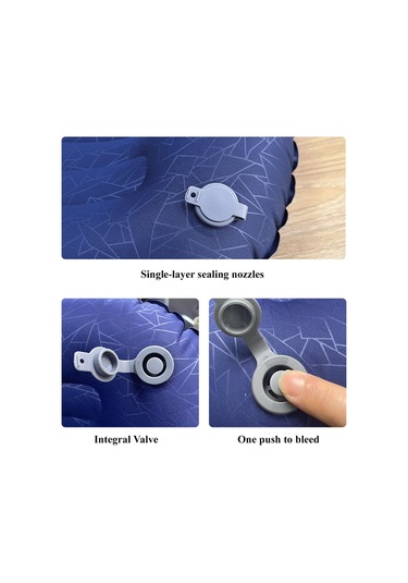 Symbee Hafif Dış Mekan Yorganı: Hızlı Şişirilebilir/boşaltılabilir, 50d Tpu + Süt İpek Dokusu, Antiskid, Mavi Açık , Kamp/wakaf Kullanıma Uygun 40x30x10cm Açık Mavi