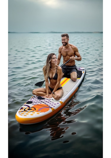 Firstop Suppaddleboardseti 305x79x15cm Kürek + Pompa Sp305-15s-2 Turuncu