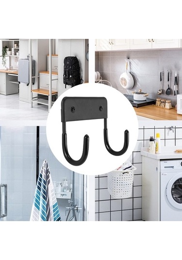 Dancemonkey Ütü Masası Tutucu Askısı, Kancası, Siyah Altın Mat Küçük, Ev Dekorasyonu İçin Altın