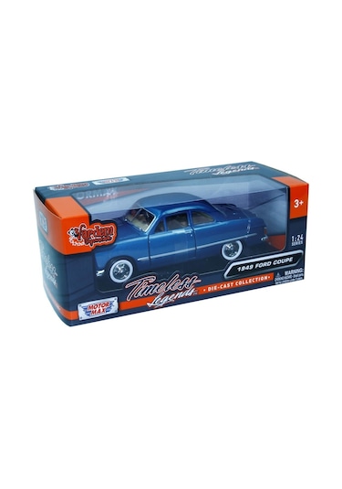 Motormax 1949 Ford Coupe Mavi 1 / 24 Ölçek Model Araba