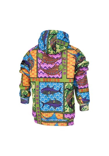 Stafu Pro Prime Kapüşonlu Fish Eye Sweatshirt Çok Renkli