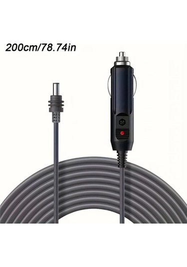 Xuweiwei Starlink Mini Dc Güç Kablosu Çakmak 12v 24v Araç Şarj Kablosu Grey 78 74inch