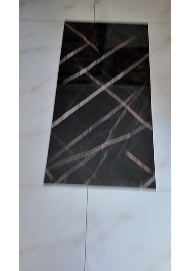 Pvc Mermer Panel Shara Black 60 X 120