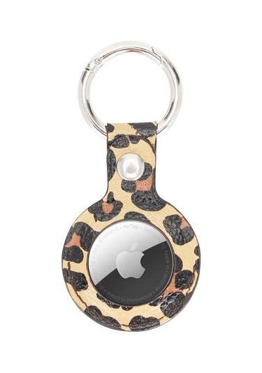 Apple Airtag Uyumlu Deri Anahtarlık Arta Leo Ne Kahve