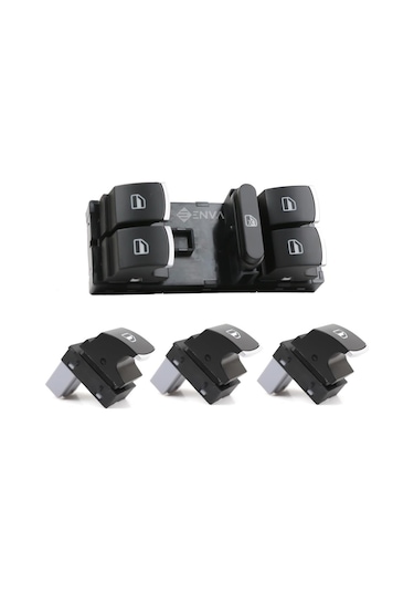 Volkswagen Golf 5 - 6 Cam Açma Düğmesi Anahtarı Takım 2006--2013