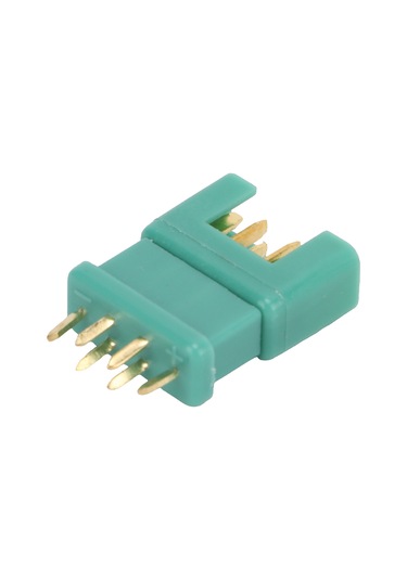 Moveevo Mpx Yeşil Altıgen Şarj Bağlantısı 13.030/13.031 Modeli Bakır Kaplama Nilon Enjeksiyon 10 Setli Uçak Modeli Batarya Konnektörü