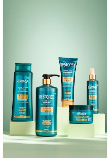 Restorex Keratin & Argan Onarıcı Saç Bakım Kremi 250 Ml - Yıpranmış Ve Hasar Görmüş Saçlar