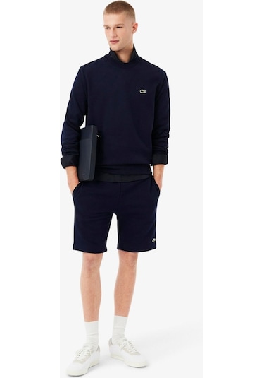 Lacoste Erkek Regular Fit Bisiklet Yaka Sweatshirt Lacivert