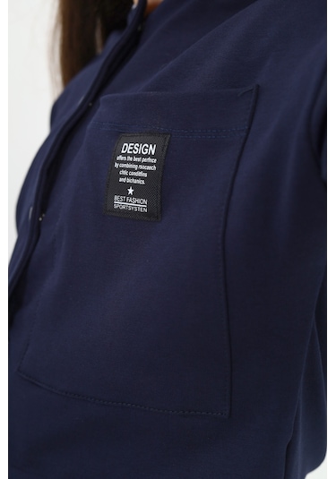 Toontoy Kız Çocuk Hırka Lacivert