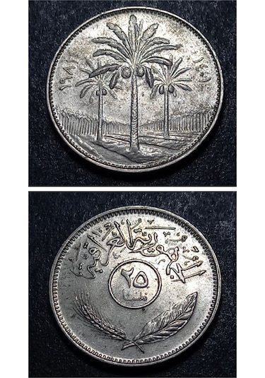 Escoines Koleksiyon 1981 Irak 25fils Ca Eski Yabancı Madeni Para 39963669fbeab3eab4