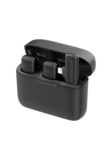 Mini Kablosuz Yaka Mikrofonları Tak Ve Çalıştır Gürültü Azaltma