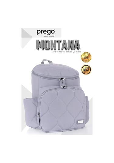 Prego Montana Bebek Bakım Çantası Ligth Gri 3084 Açık Gri