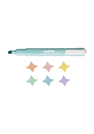 Carioca Pastel Renkler Işaretleme Kalemi 6'Lı