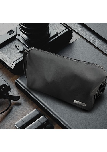 Lenyes Lb521 Martin Serisi Su Geçirmez Aşınmaya Ve Çizilmeye Dayanıklı Aksesuar Çantası Siyah