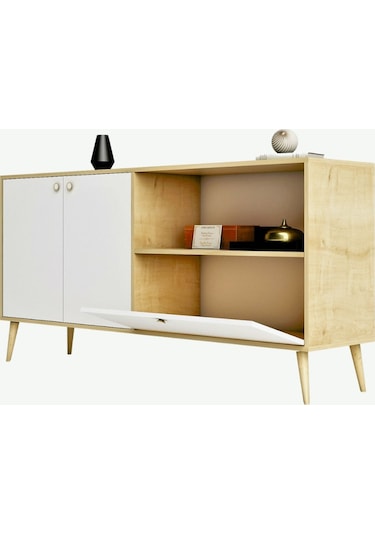 Floradesign Zara Konsol / Konsol / Çok Amaçlı Dolap 160 Cm Meşe