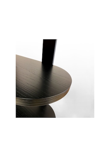 Noir Geniş Kitaplık, Mobilya, Ahşap Raf, Modern Raf Ünitesi Siyah