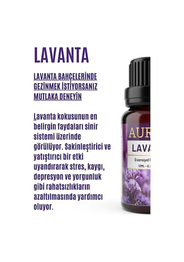 AURAN Lavanta Buhurdanlık Yağı 10ml