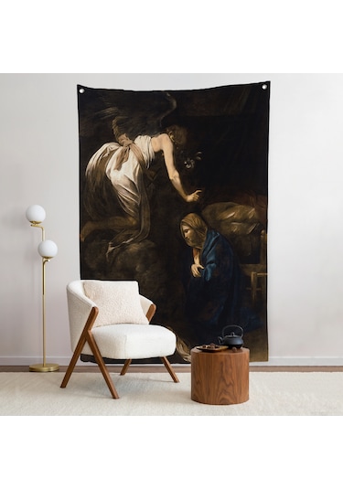 Caravaggio - Duyuru Duvar Örtüsü - Annunciation-7420