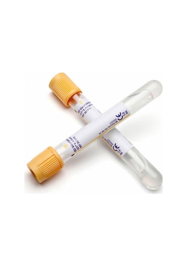 Bd Kan Tüpü Jelli 8.5 ML Biyokimya Sarı - 100 Adet - 2 Paket