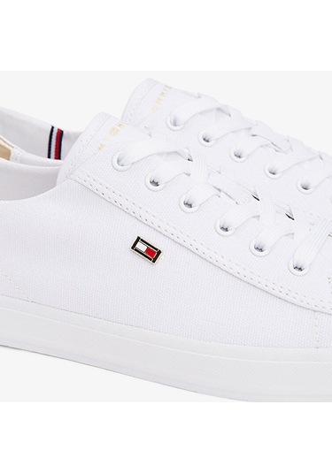Tommy Hilfiger Vulc Lace Up Kadın Beyaz Sneaker Fw0fw08647 Beyaz