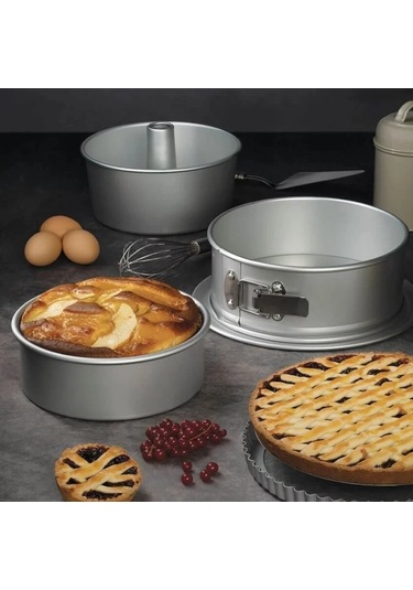 Guardini Pro Kelepçeli Kek Kalıbı 23 Cm Gri