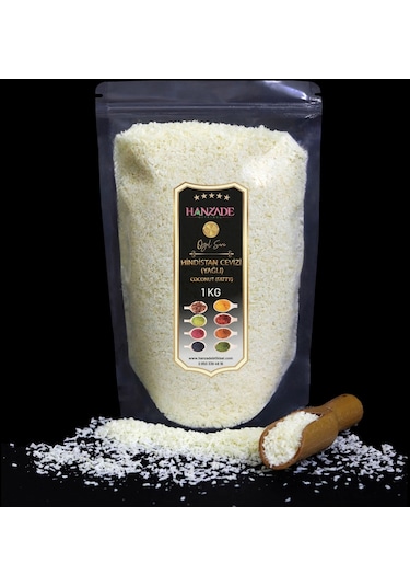 Hanzade Bitkisel Yağlı İri Taneli Hindistan Cevizi 1 KG