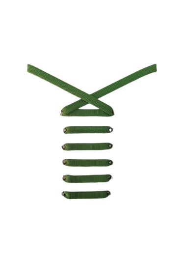 120cm Spor Ayakkabı Bağcığı Koyu Yeşil