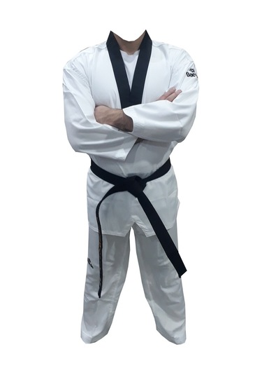 Yiğitspor Dae Do Ultra Taekwondo Elbisesi & Daedo Siyah Yaka Elbise Beyaz