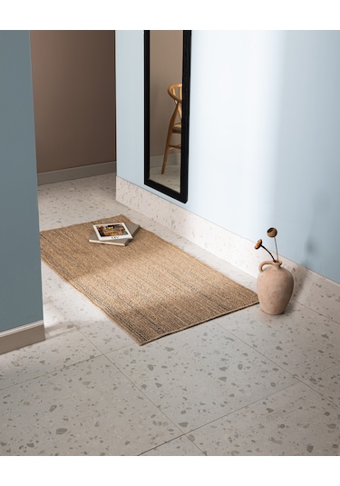 Madame Coco Melanee Halı - Bej/siyah- 80x150 Cm 8684427041987 Çok Renkli