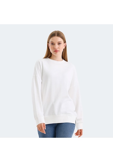 Slazenger VIRTUE Kadın  Beyaz Sweatshirt